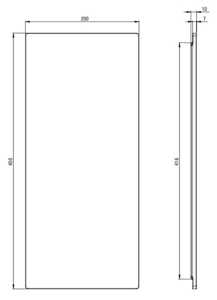 Deante Deante, placa de taiere 450x200x10 mm pentru chiuveta de bucatarie, neagra, DEA-ZDM_N00N