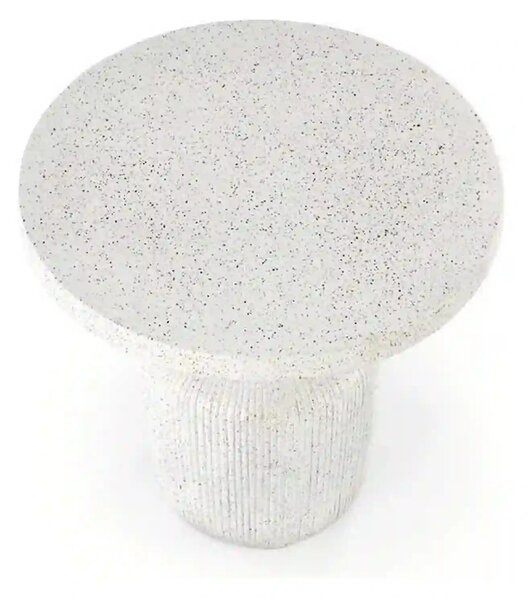 Masuta cafea living alba GIZA, compozit, 54x54x53 cm