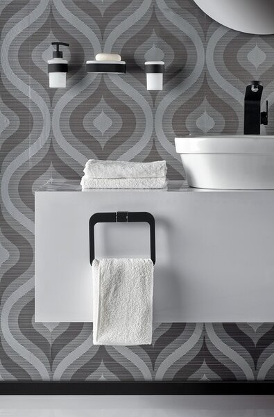 BISK Erga Futura, sapuniera, negru mat, ERG-02954
