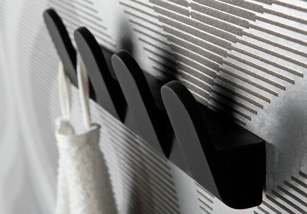 BISK Erga Futura, sapuniera, negru mat, ERG-02954