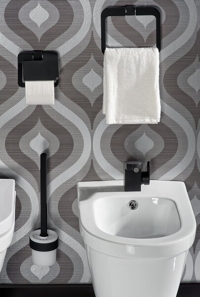 BISK Erga Futura, sapuniera, negru mat, ERG-02954