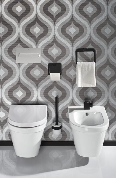 BISK Erga Futura, sapuniera, negru mat, ERG-02954