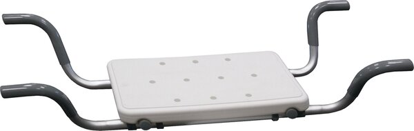 BISK Erga Handicap PRO, scaun de baie rabatabil 820x300 mm, alb-gri, ERG-06218