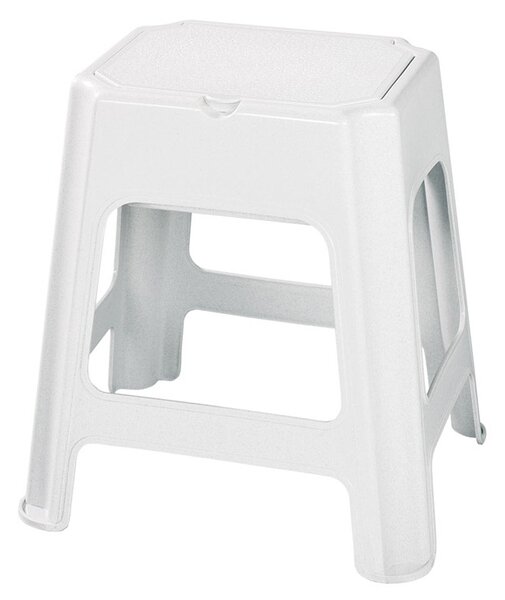 BISK Accesorii Erga, scaun baie cu spatiu depozitare 420x365x425 mm, alb, ERG-90902