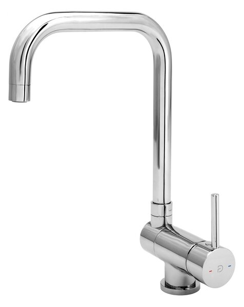 F-Design Avanza, baterie pentru chiuvetă de sine stătătoare sub fereastră, crom lucios, FD1-A14-4-11