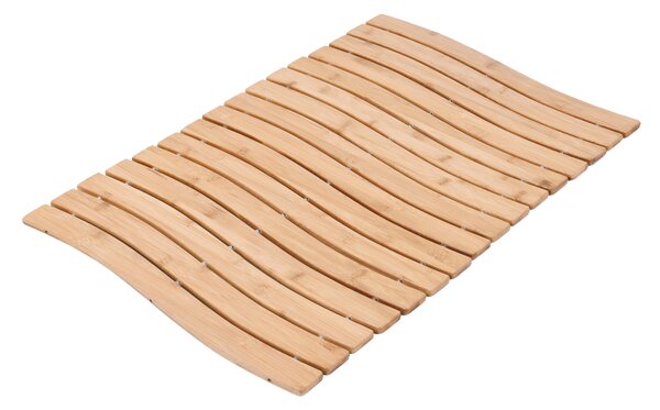 BISK Erga, covoraș de bambus pentru baie 70x50x1 cm, maro, ERG-07915