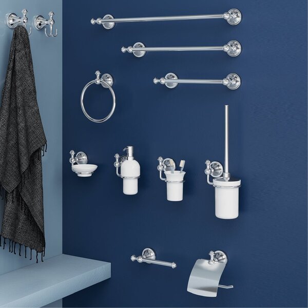 Gedy Gedy, sapuniera NEVIS, ceramica, crom, NV1113