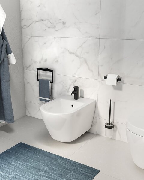 Gedy Gedy, perie WC suspendata PIRENEI, sticla lapte, crom, PI330313