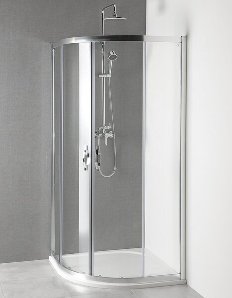 Gelco Gelco, paravan de duș pătrat AKCE 900x900x1900mm, sticlă transparentă, AG4290