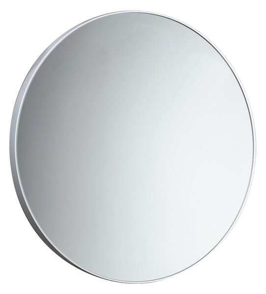 Gedy Gedy, Oglindă rotundă cu cadru din plastic ø 60 cm, alb, 600002