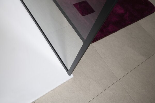 Gelco Gelco, paravan de dus CURE BLACK 700 mm, sticla transparenta, CB70