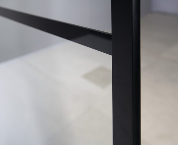 Gelco Gelco, paravan de dus CURE BLACK 700 mm, sticla transparenta, CB70