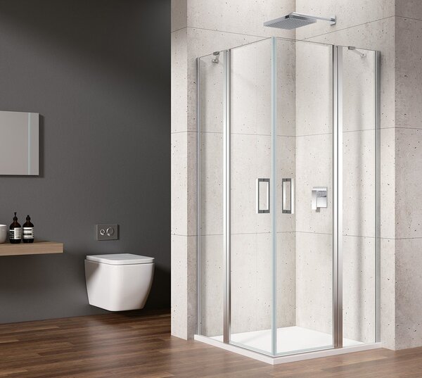 Gelco Gelco, paravan de duș pătrat LORO 900x900 mm, intrare colț, GN4890-01