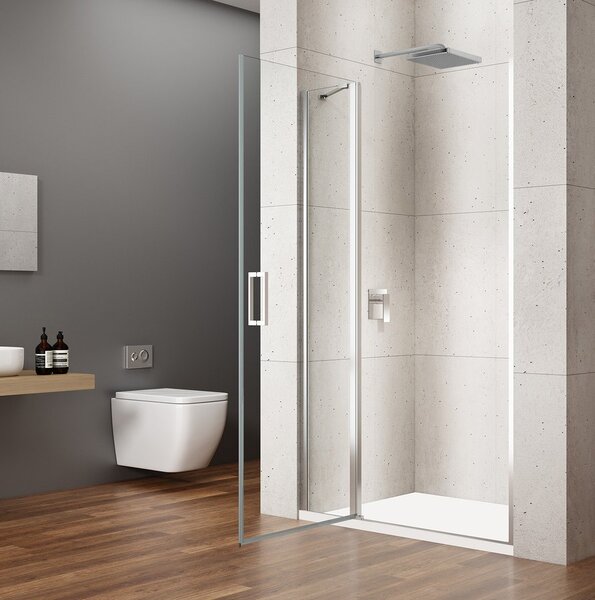 Gelco Gelco, usa de dus LORO cu parte fixa 900mm, sticla transparenta, GN4690