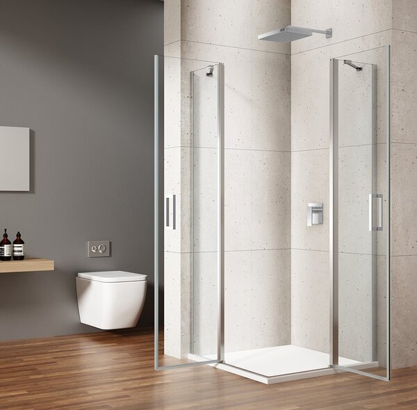 Gelco Gelco, paravan de duș pătrat LORO 900x900 mm, intrare colț, GN4890-01