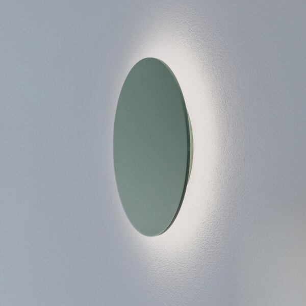 Argon Aplică de perete LED Orios Plus, verde, Ø 30 cm, oțel, Verde, Camera de zi / sufragerie, Metal, Modern