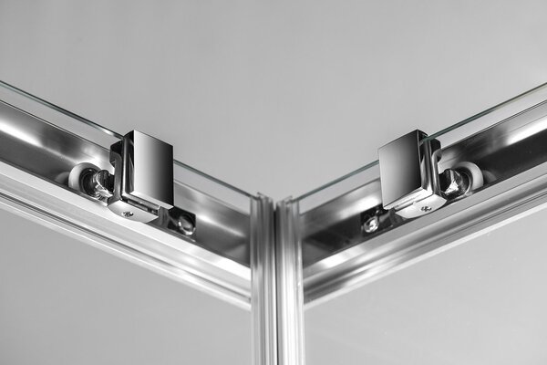 Gelco Gelco, paravan de duș pătrat SIGMA SIMPLY 800x800 mm, intrare colț, sticlă transparentă, GS2180GS2180