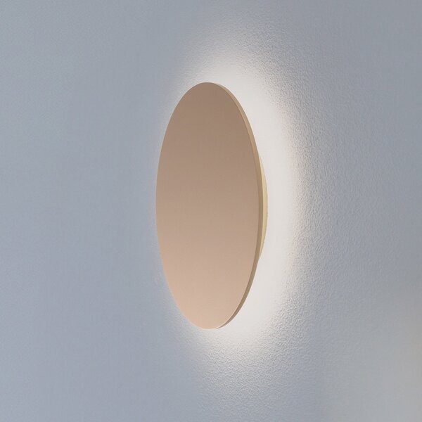 Argon Aplică de perete LED Orios Plus, auriu, Ø 30 cm, oțel, Auriu / Alamă, Camera de zi / sufragerie, Metal, Modern