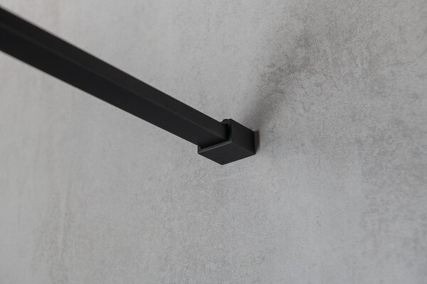 Gelco Gelco, paravan de duș VARIO BLACK dintr-o bucată pentru spațiu, sticlă nordică, 700 mm, GX1570-02