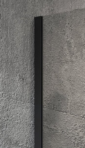 Gelco Gelco, VARIO BLACK paravan de duș dintr-o bucată pentru montaj pe perete, sticlă mată, 1100 mm, GX1411GX1014