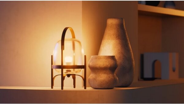 Set 2 becuri LED dimabile Philips Hue White, soclu E27, 7W, 230V, 2700K