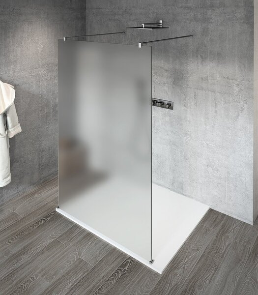 Gelco Gelco, paravan de duș dintr-o singură bucată VARIO WHITE pentru spațiu, sticlă mată, 700 mm, GX1470GX2215