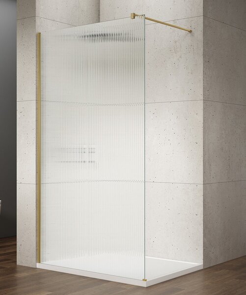 Gelco Gelco, VARIO GOLD MATT paravan de duș dintr-o bucată pentru instalare pe perete, sticlă nordică, 700 mm, GX1570-10