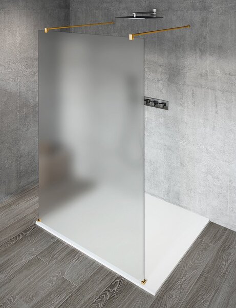 Gelco Gelco, paravan de duș dintr-o singură bucată VARIO GOLD MATT pentru spațiu, sticlă mată, 700 mm, GX1470-02