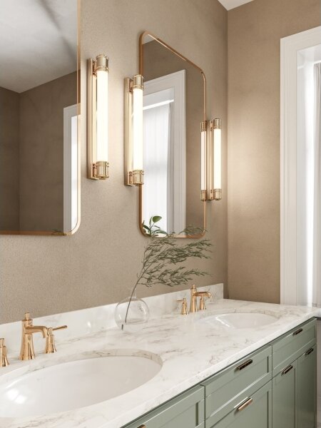 Open Design OR85259 - Lumină LED pentru oglindă OMI, 13W, 230V, 58 cm, IP44, alamă