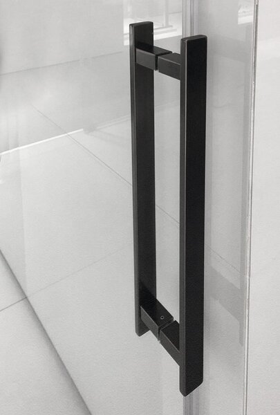 Gelco Gelco, paravan de duș dreptunghiular VOLCANO BLACK 1200x800mm varianta L/P, GV1412GV3480