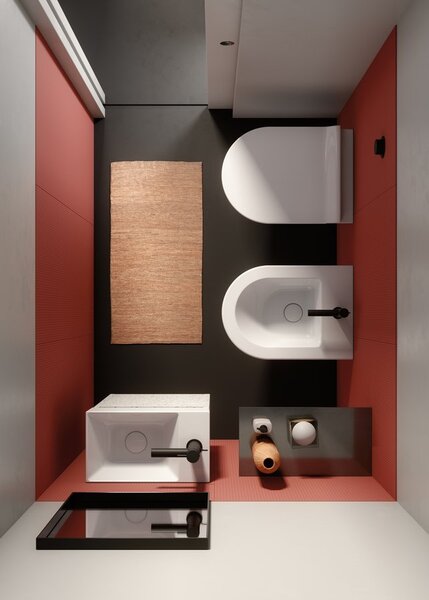 GSI, evacuare chiuveta GSI 5/4", neînchide, grosime 5-65 mm, capac ceramic, alb lucios, PVC11