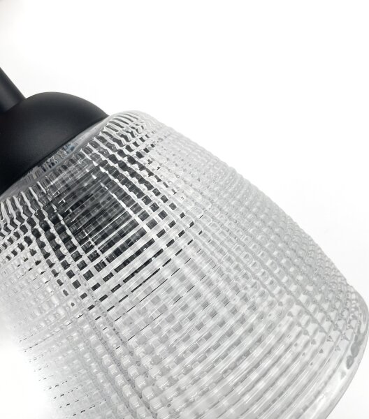 Lustră suspendată pe cablu LEANDRA, 5x E27, 15W, 230V, stejar/negru