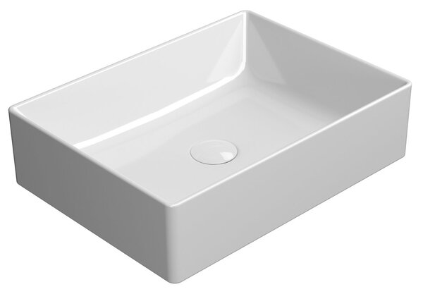 GSI GSI, chiuveta blat ceramica KUBE X 50x37 cm, alb ExtraGlaze, 942911