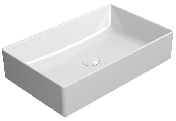 GSI GSI, chiuveta blat ceramica KUBE X 60x37 cm, alb ExtraGlaze, 945311