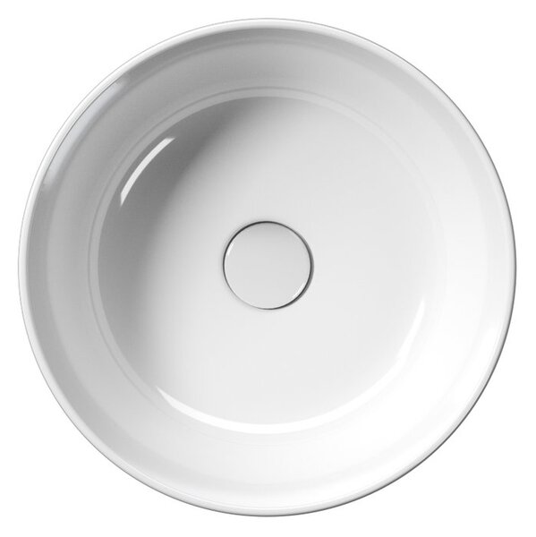 GSI GSI, Chiuvetă de blat ceramică KUBE X, diametru 40 cm, ExtraGlaze alb, 942611