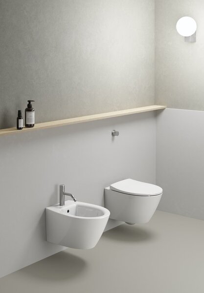 GSI Scaun WC GSI, MODO, Soft Close, negru mat, MS98C26