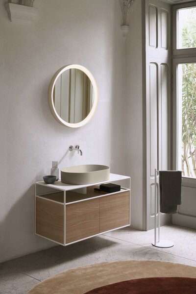GSI Sapho, chiuveta ceramica KUBE X 40x23 cm, negru mat, 9484126