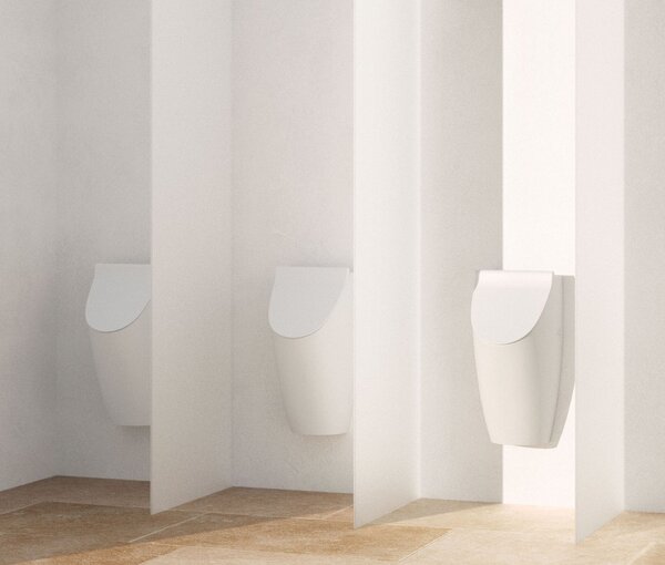 GSI GSI, pisoar SAND cu orificii pentru capac, ExtraGlaze alb, 909811