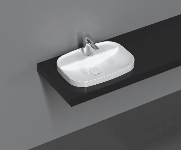 Isvea Isvea, chiuveta ceramica INFINITY, 55x40cm, alb, 10NF50055
