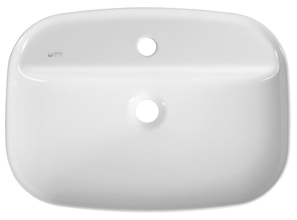 Isvea Isvea, chiuveta ceramica INFINITY, 55x40cm, alb, 10NF50055