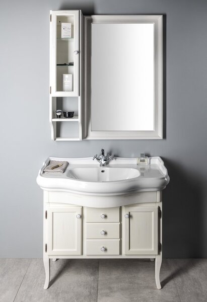 Sapho Sapho, dulap lavoar RETRO 60x80x45cm, alb antic, 1684