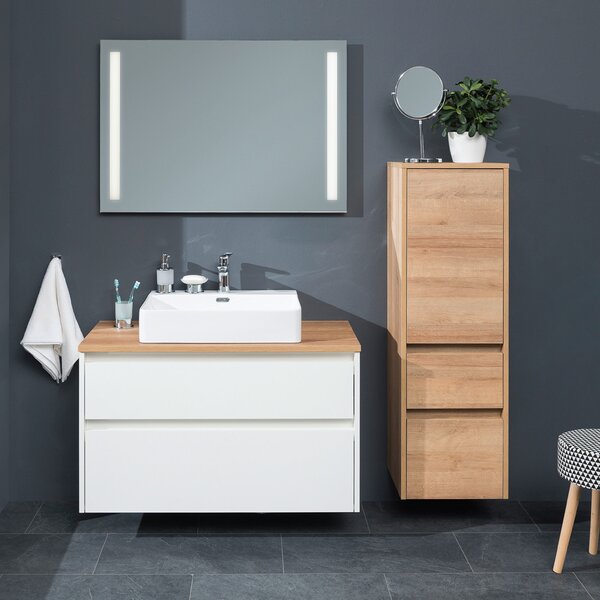 Mereo Mereo, Mailo, Opto, Top dulap de baie, Stejar Riviera, MER-CN920D