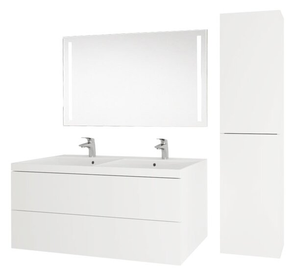Mereo Mereo, Aira, Dulap de baie cu chiuvetă din marmură turnată 81 cm, MER-CN721M