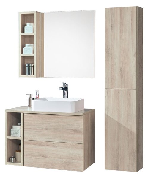 Mereo, Mereo Aira, dulap baie 60 cm, stejar Kronberg, MER-CN720SN