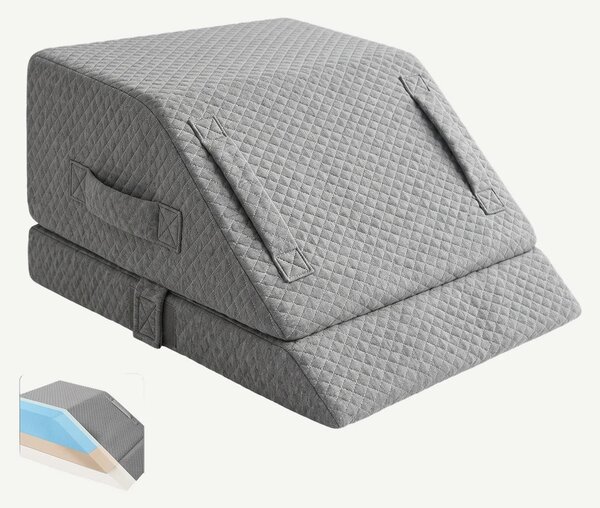Perna ortopedica ridicare picioare memory foam, inaltime reglabila, hu