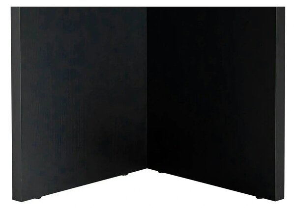 Masa SABLIN, negru, PAL laminat, 180x90x75 cm