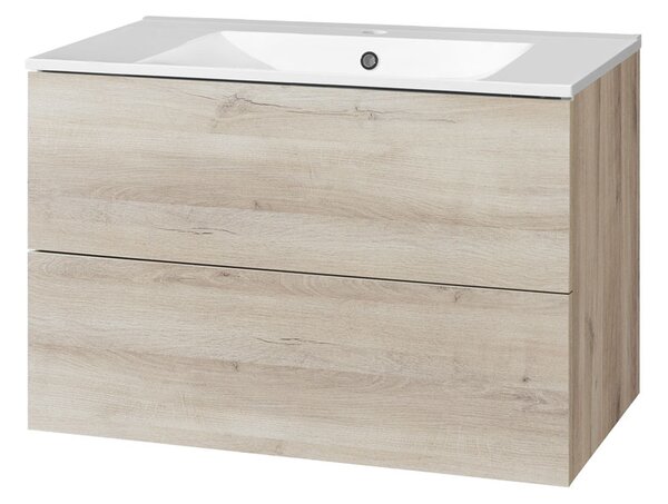 Mereo Mereo, Aira, dulap baie cu chiuveta ceramica 81 cm, MER-CN721