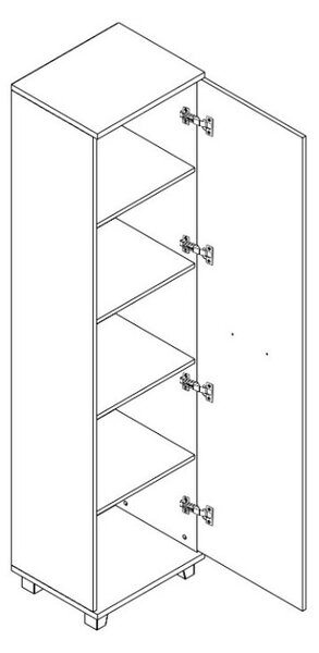 Dulap cu rafturi Manton M1. 612025