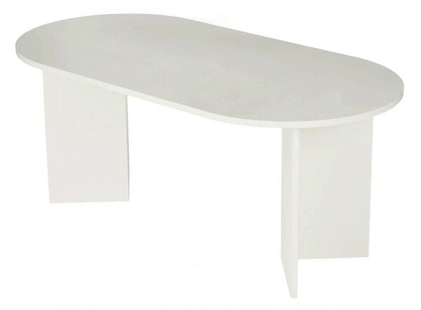Masa SABLIN, alb, PAL laminat, 180x90x75 cm