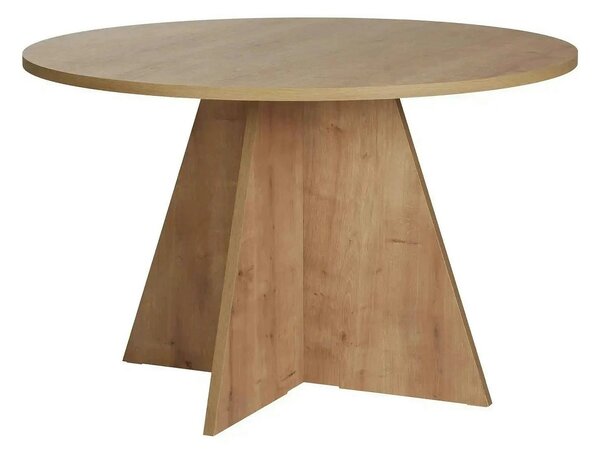 Masa VIRELLA, stejar, PAL, 120x120x75 cm